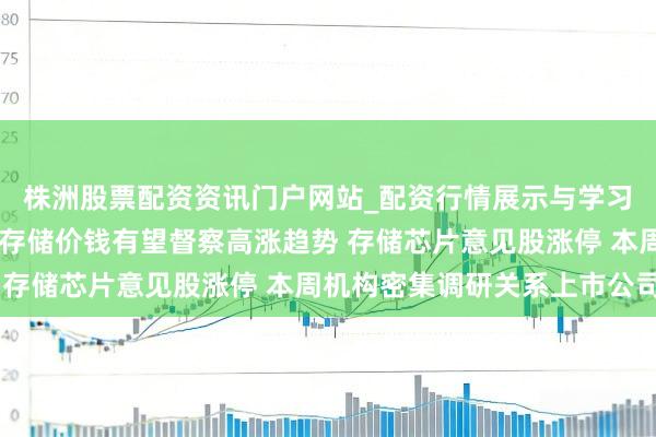 株洲股票配资资讯门户网站_配资行情展示与学习内容解析 预测四季度存储价钱有望督察高涨趋势 存储芯片意见股涨停 本周机构密集调研关系上市公司